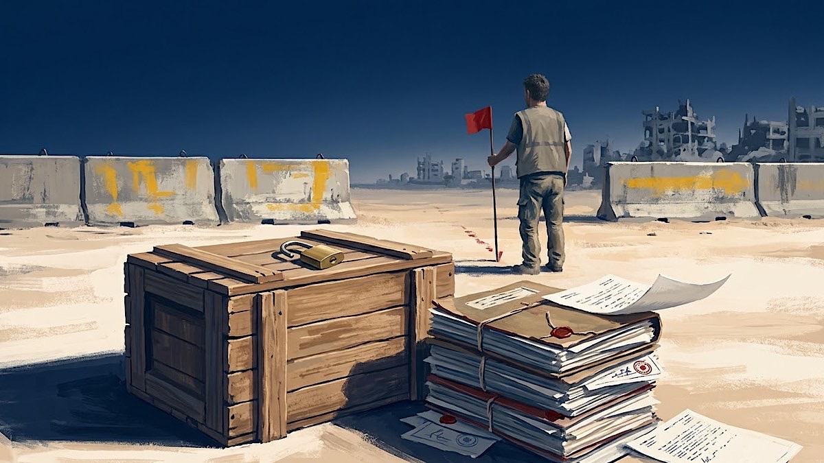 Titelfoto bij artikel Geen ontwapening Hamas? Dan ook geen geld. Uri van as opiniez nieuwsanalyse
