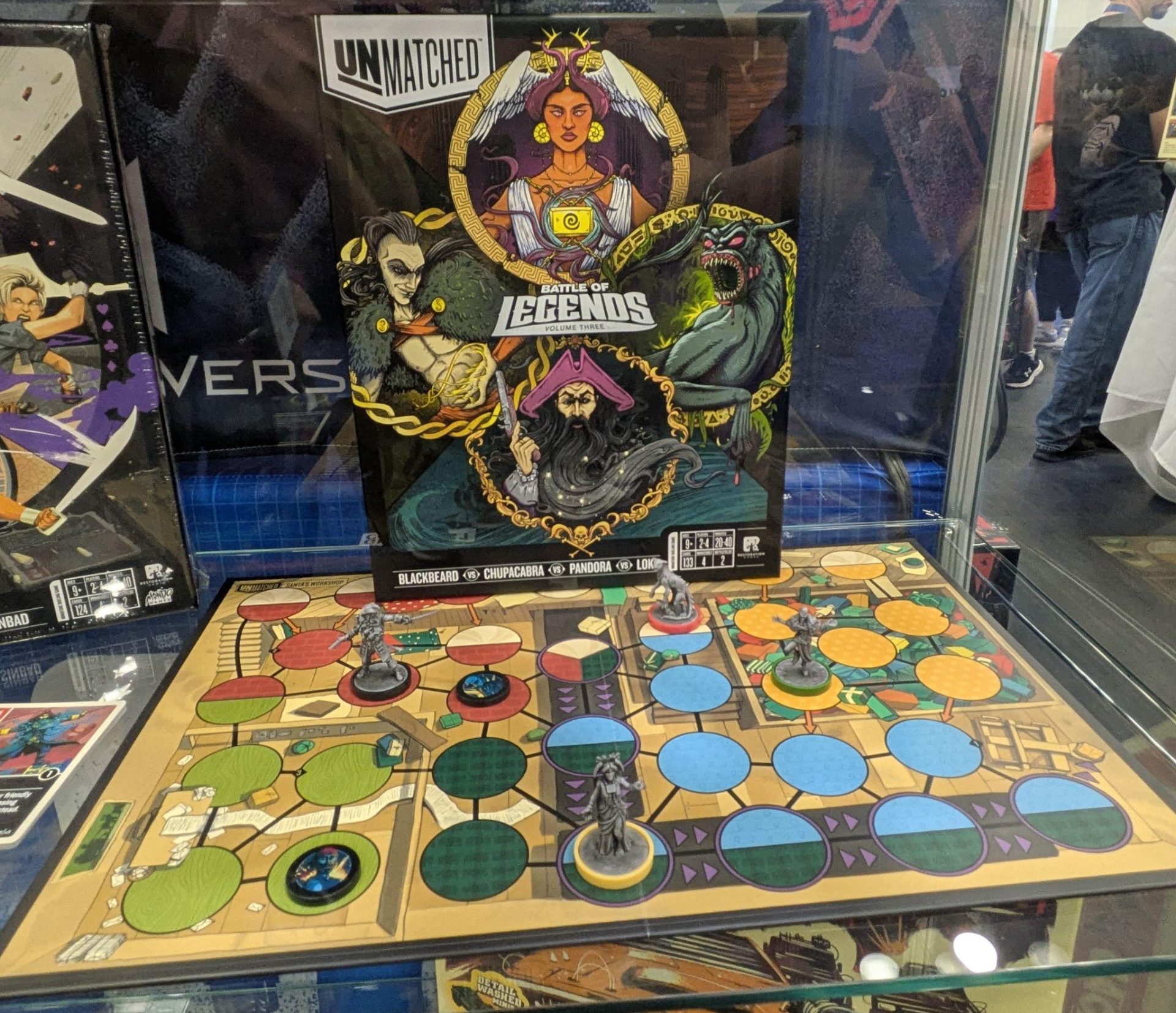 Unmatched Foil Promo Cards – Restoration Games – Kickstarter / Gen Con – Near Mint