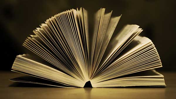 Reading suggestions open book pages