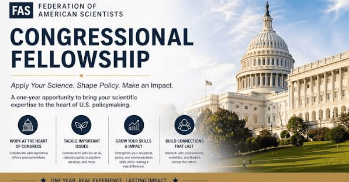 Congressional Fellowships 2027 | Gain Firsthand Experience in the U.S. Legislative Process