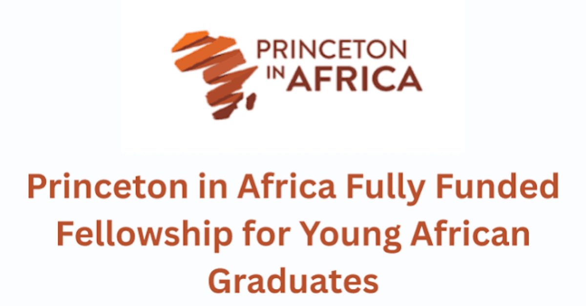 Princeton in Africa Fellowship 2027–28: Applications Open for Paid 12-Month Fellowships