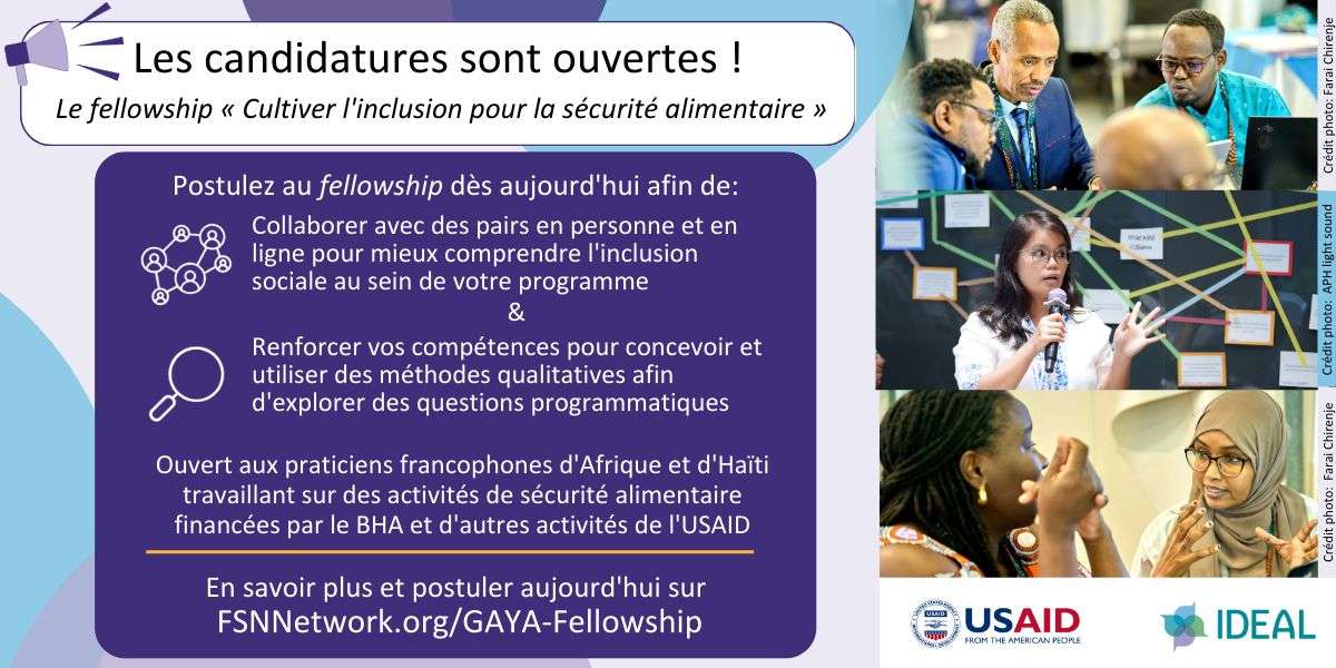 Cultivating Inclusion for Food Security: Application for the 