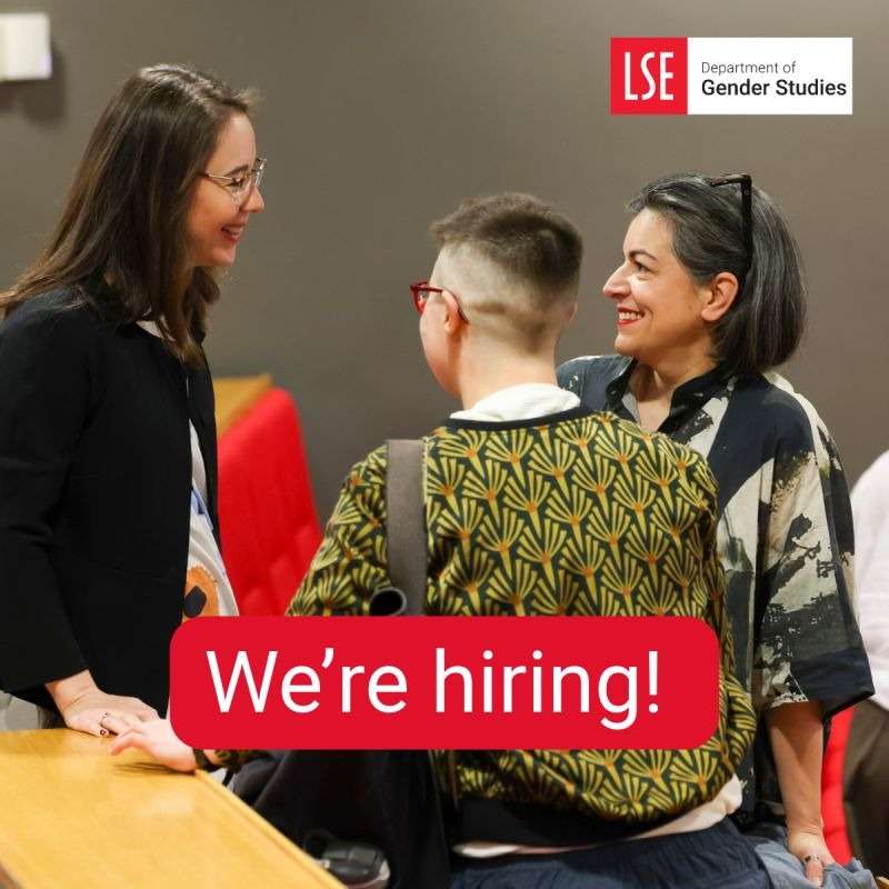 LSE Fellow in Interdisciplinary Gender Studies 2027: Apply for a Two-Year Academic Fellowship at the London School of Economics and Political Science
