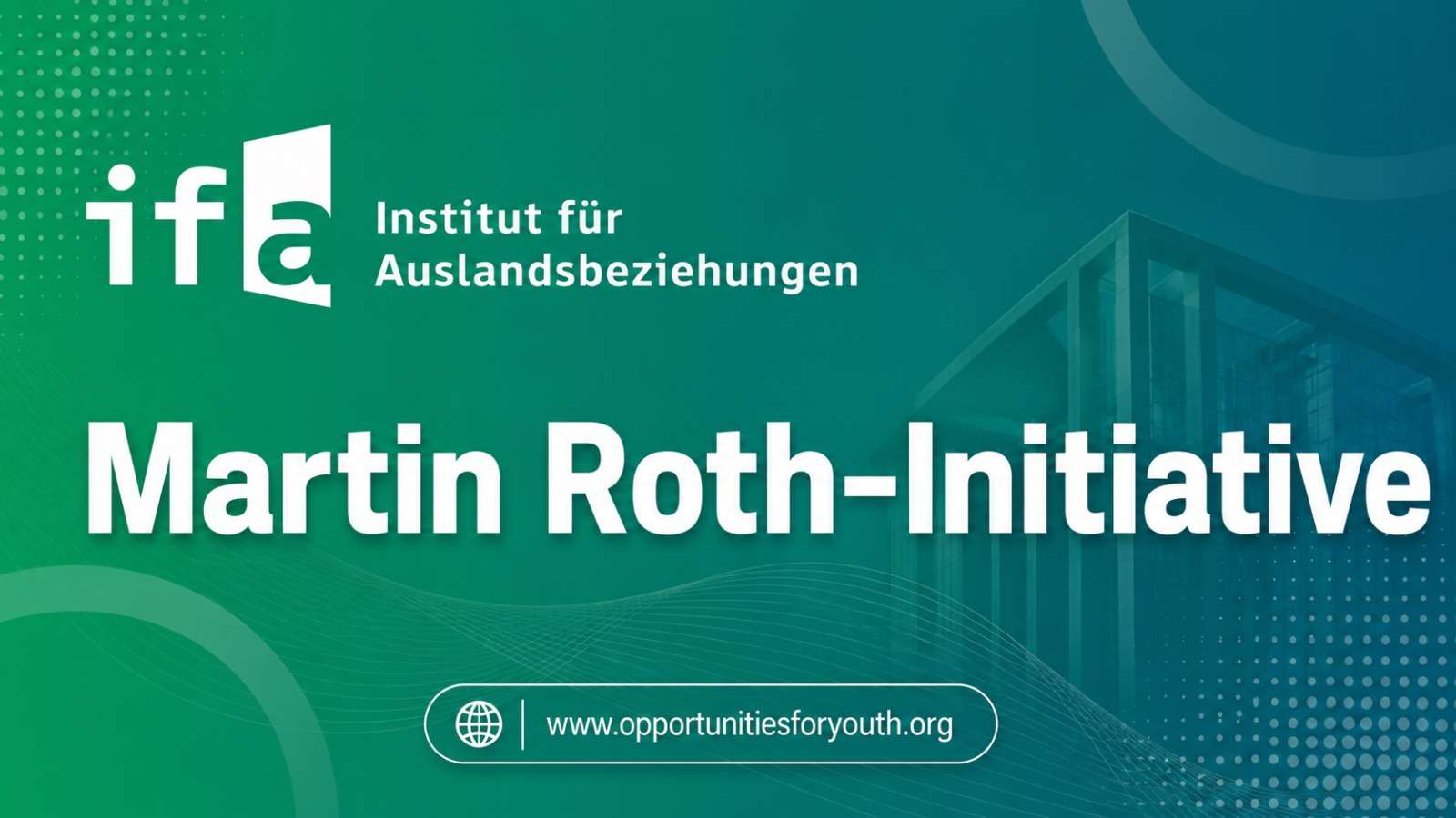 Martin Roth-Initiative 2026 Temporary Relocation Fellowship in Germany for Artists and Cultural Practitioners at Risk