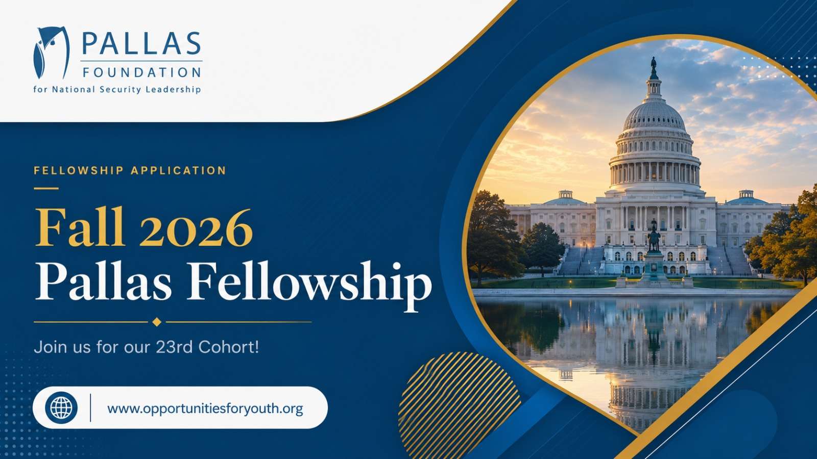 Pallas Foundation Fellowship Fall 2026: Paid National Security Fellowship for Future Defense, AI, Cyber, and Technology Leaders