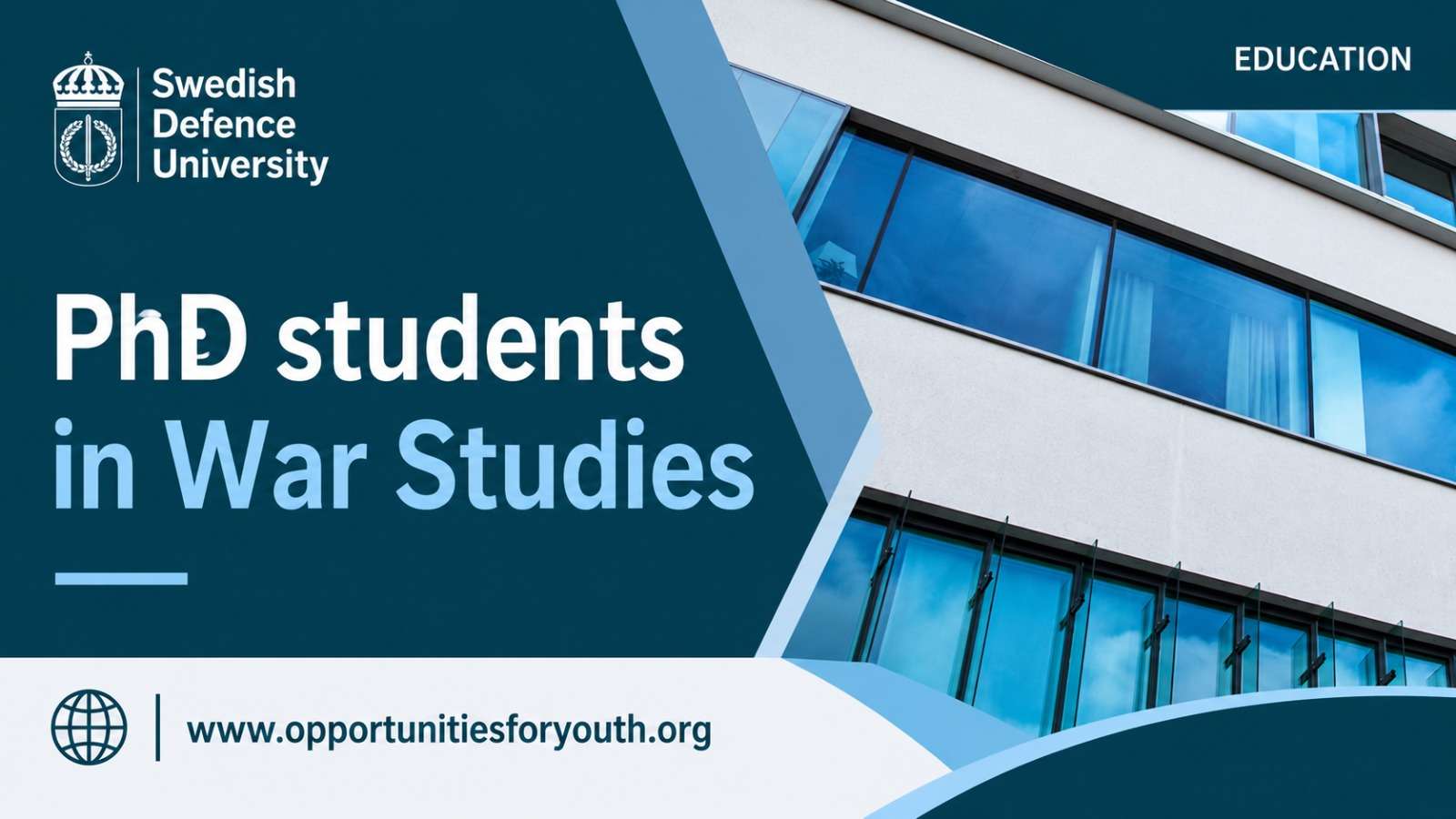 Fully Funded PhD in Gender, Peace and Security at the Swedish Defence University 2027 | Salary, Research Funding and International Applicants Welcome