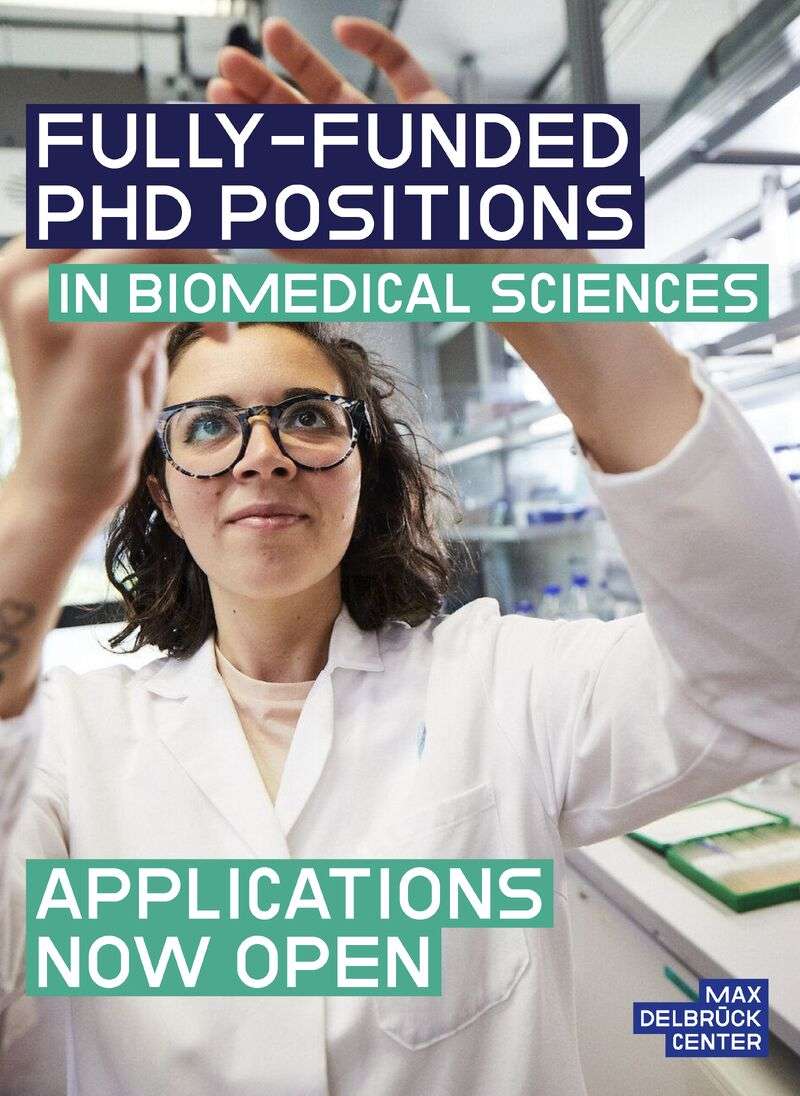 Fully‑Funded PhD Program in Biomedical Sciences at the Max Delbrück Center (MDC), Berlin
