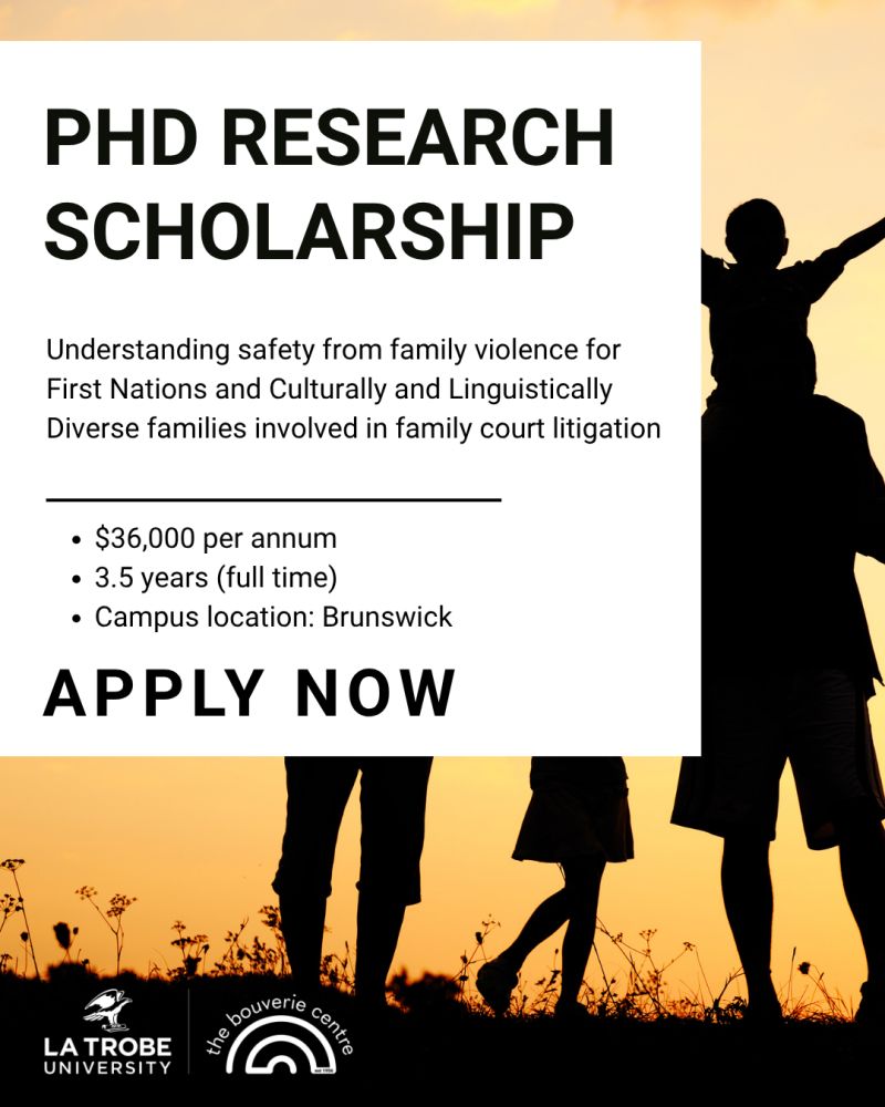 PhD Scholarship: Research Opportunity on Family Violence Safety
