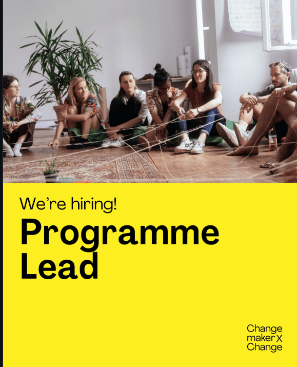 ChangemakerXchange Programme Lead Job 2026: Global Responsible Tech and AI Programme Management Opportunity in Berlin