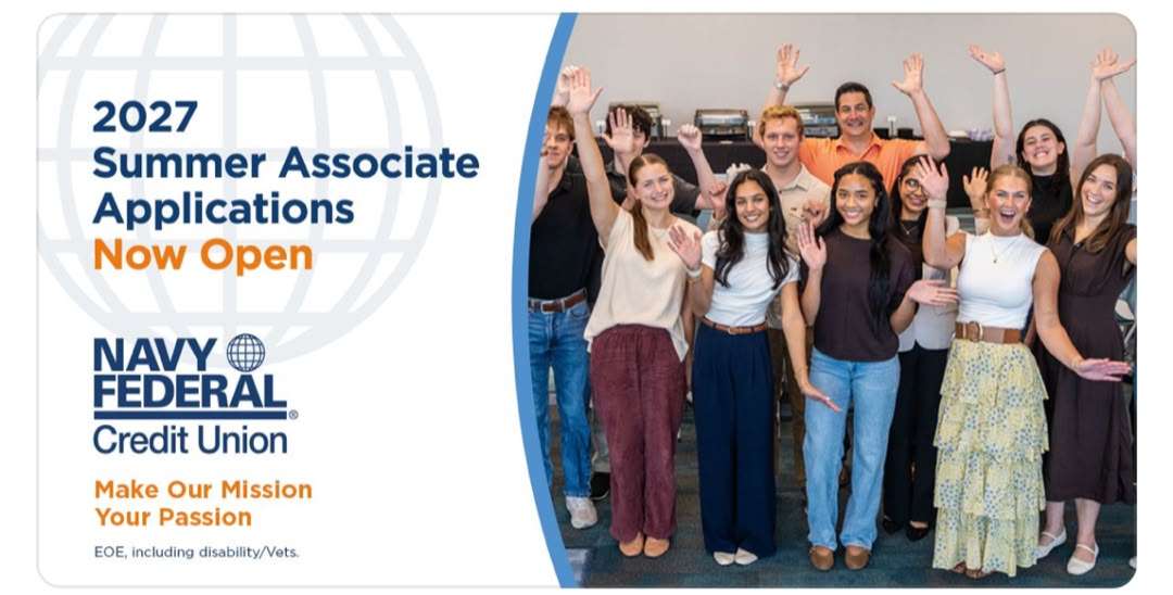 Navy Federal Credit Union Summer Associate Program 2026 | Applications Open for College Students