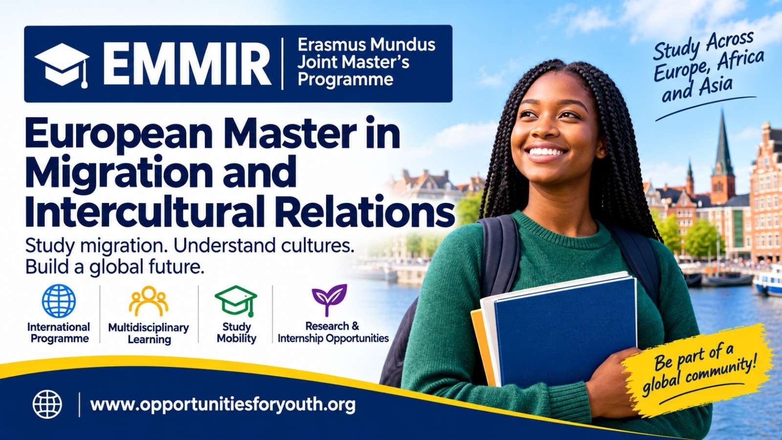 EMMIR Erasmus Mundus Joint Master’s 2027–2029: Applications Open for the European Master in Migration and Intercultural Relations
