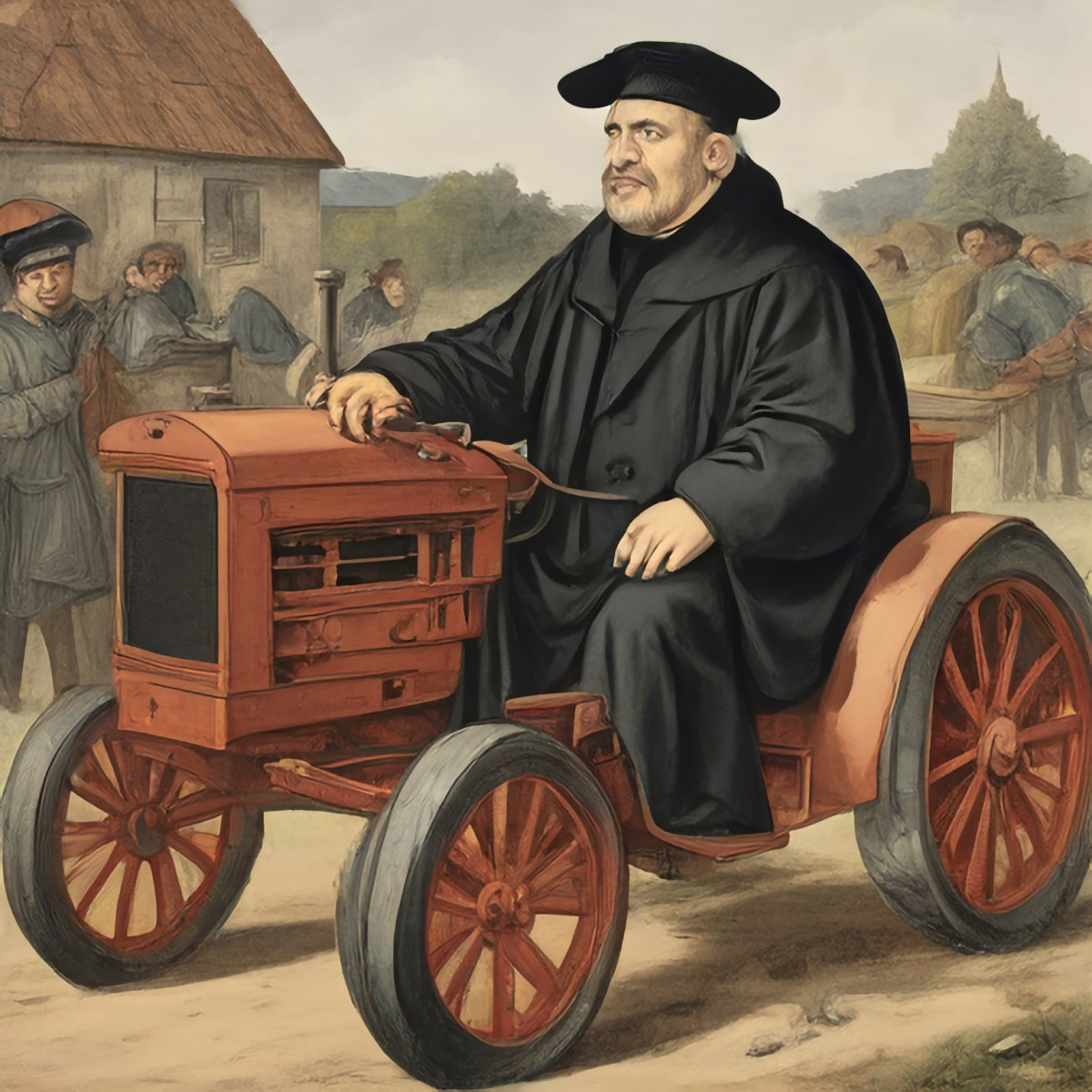 Martin Luther auf der Bauerndemo – ein Rechtsradikaler?