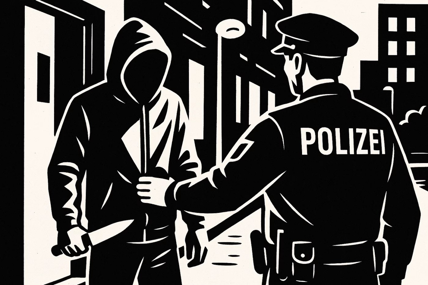 Wülfrath: Afghane bedroht Passanten mit Messer – Polizei nimmt Tatverdächtigen fest und lässt ihn wieder frei