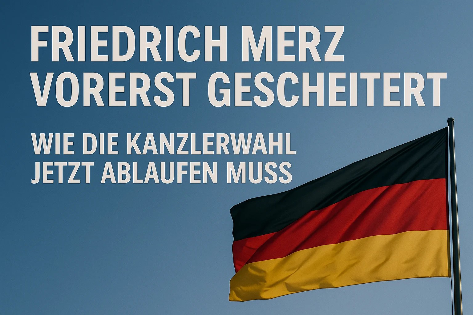 Merz gescheitert – so geht es nun weiter