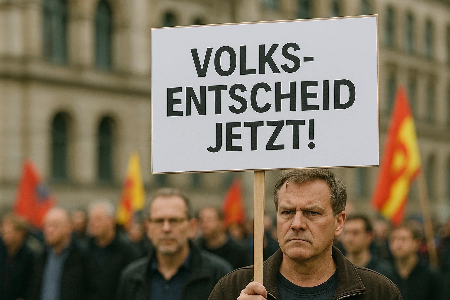 Schluss mit Zuschauen – Bürger fordern Gesetz zur direkten Demokratie!