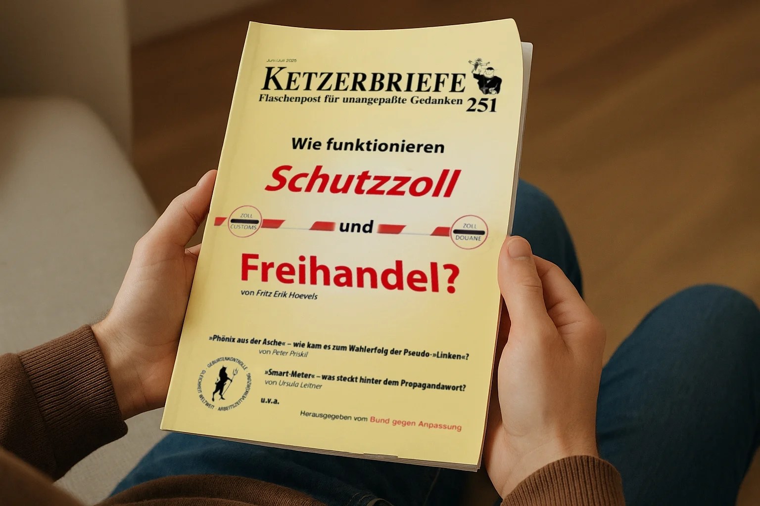 „Wir werden jegliche Unterstützung von Trump aufkündigen“- Was das mit der Zeitschrift „Ketzerbriefe zu tun hat