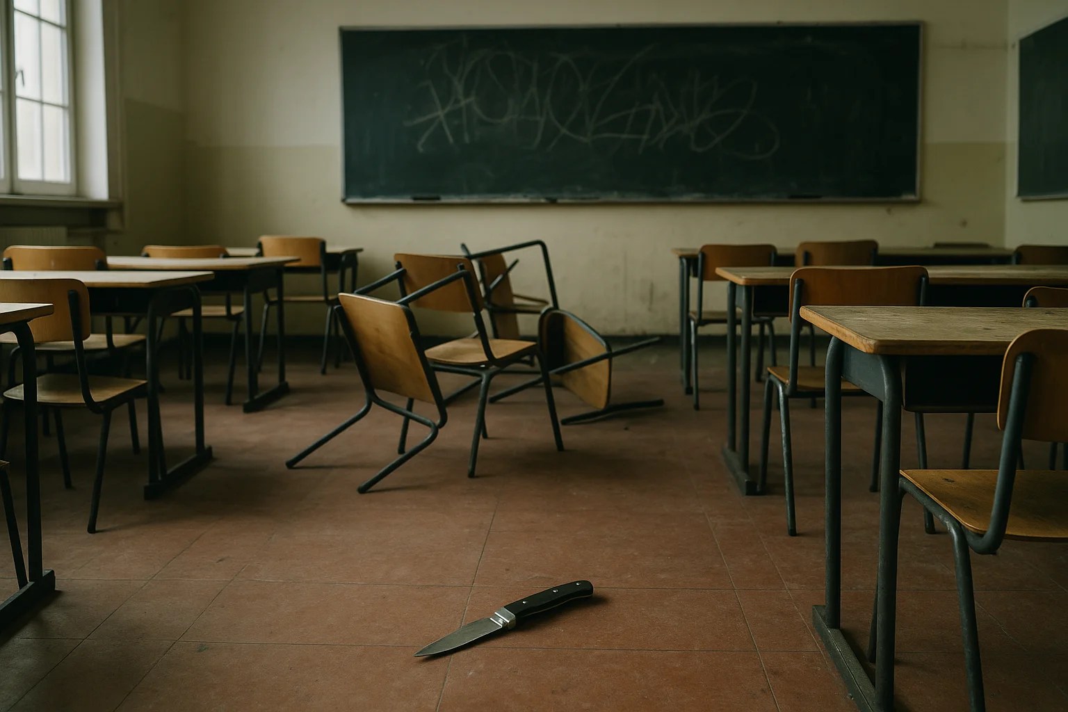Blutiger Schulalltag:Jährlich über 7.000 Gewalttaten an Schulen – 743 Messerangriffe inklusive
