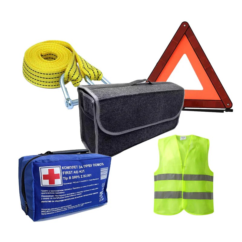 Obavezna oprema za auto set Crni