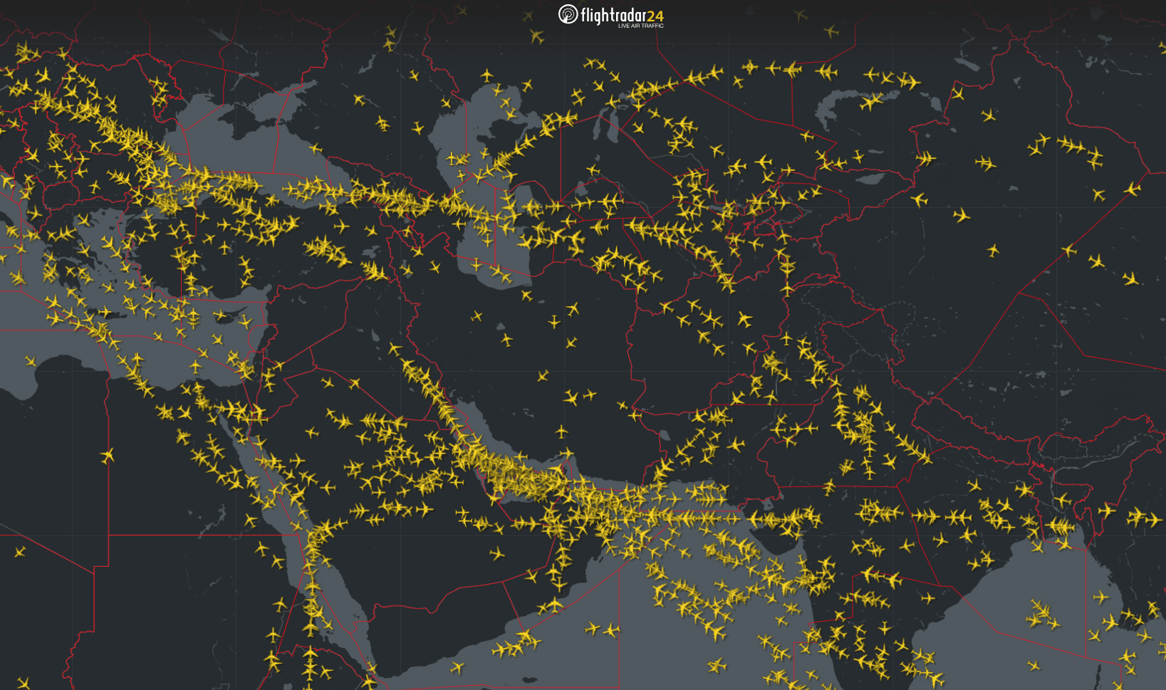 Dodging Danger The Three Routes Through The Middle East FR 