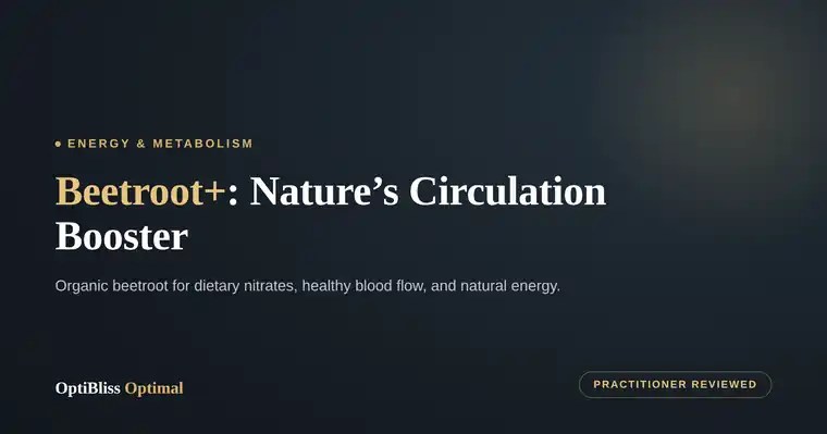 OptiBliss Optimal — Beetroot+ blog header