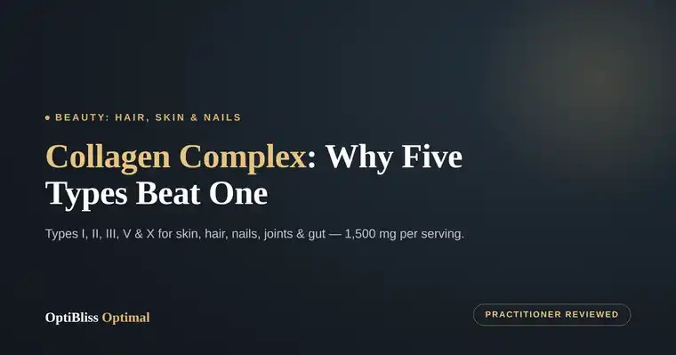 OptiBliss Optimal — Collagen Complex blog header