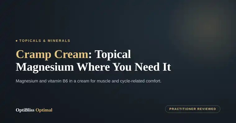 OptiBliss Optimal — Cramp Cream blog header