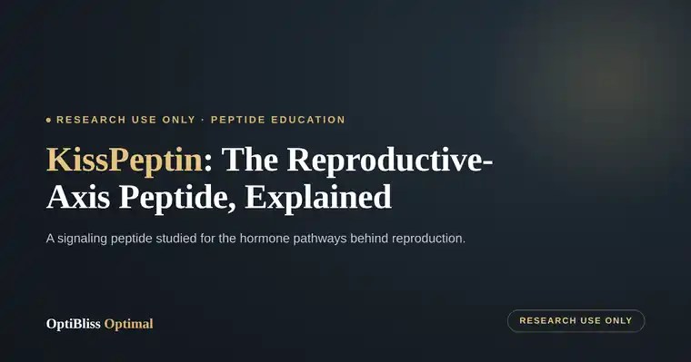 OptiBliss Optimal — KissPeptin blog header