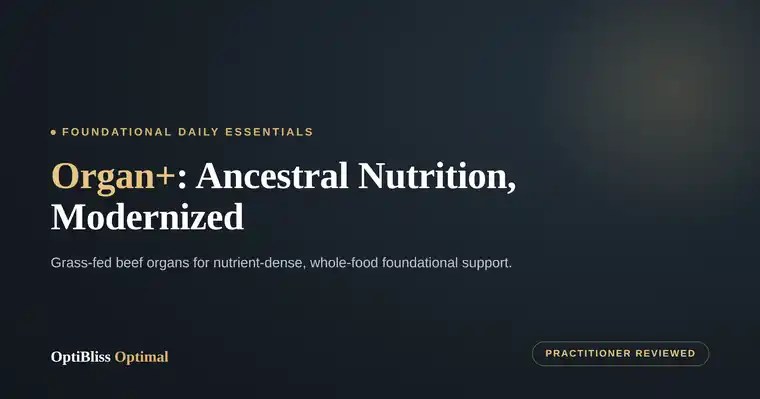 OptiBliss Optimal — Organ+ blog header
