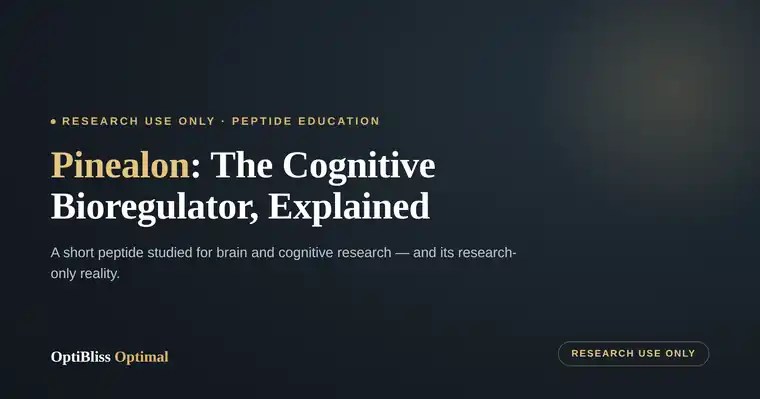 OptiBliss Optimal — Pinealon blog header