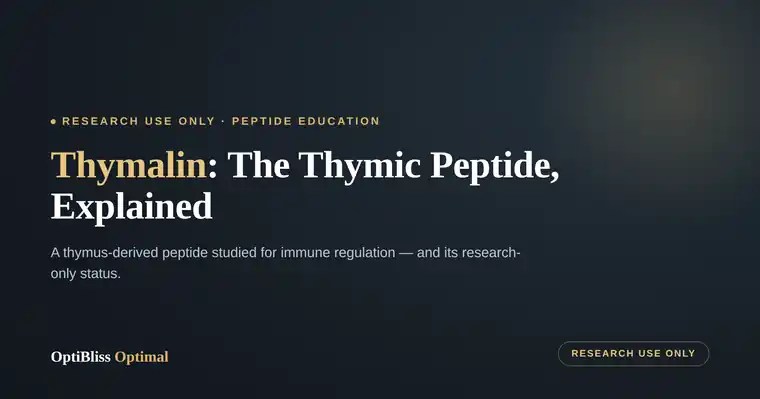 OptiBliss Optimal — Thymalin blog header