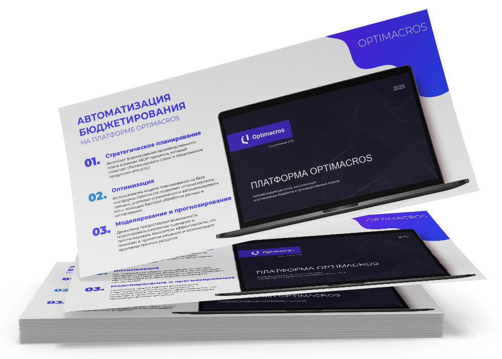 Автоматизация бюджетирования
на платформе Optimacros