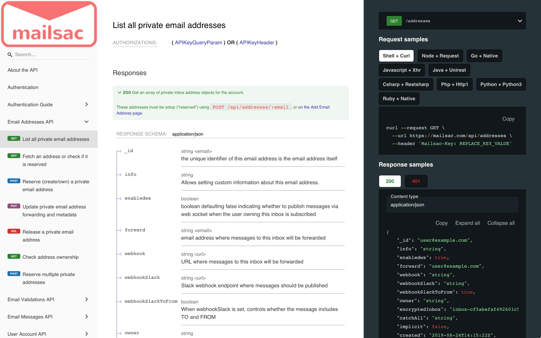 Mailsac : Disposable Email Testing Platform