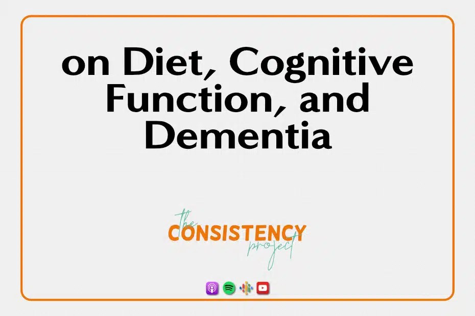 View of on Diet, Cognitive Function, & Dementia - OptimizeMe Nutrition