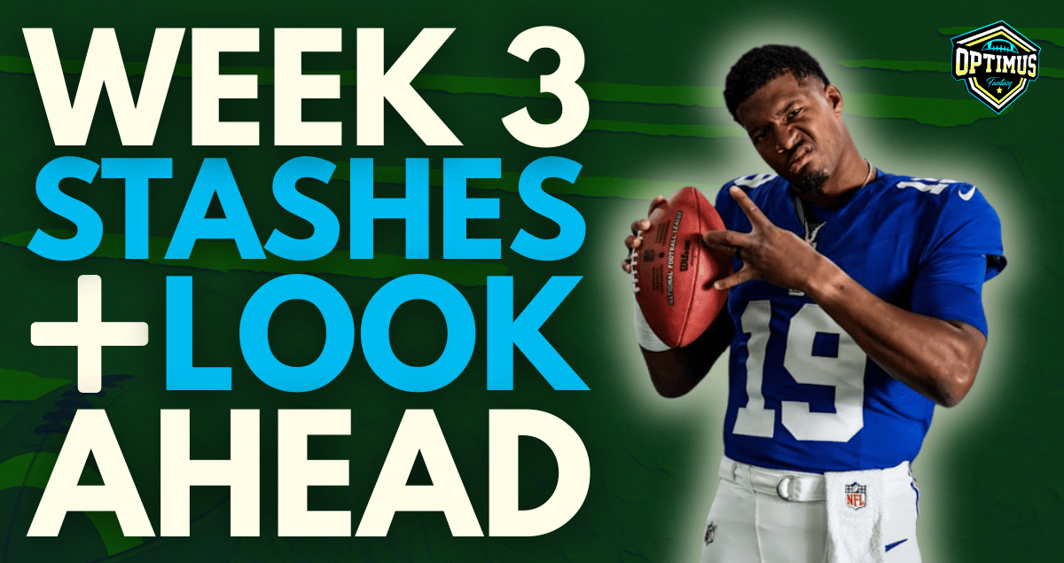 Fantasy football Week 3 waiver wire stashes featuring Jameis Winston of the New York Giants
