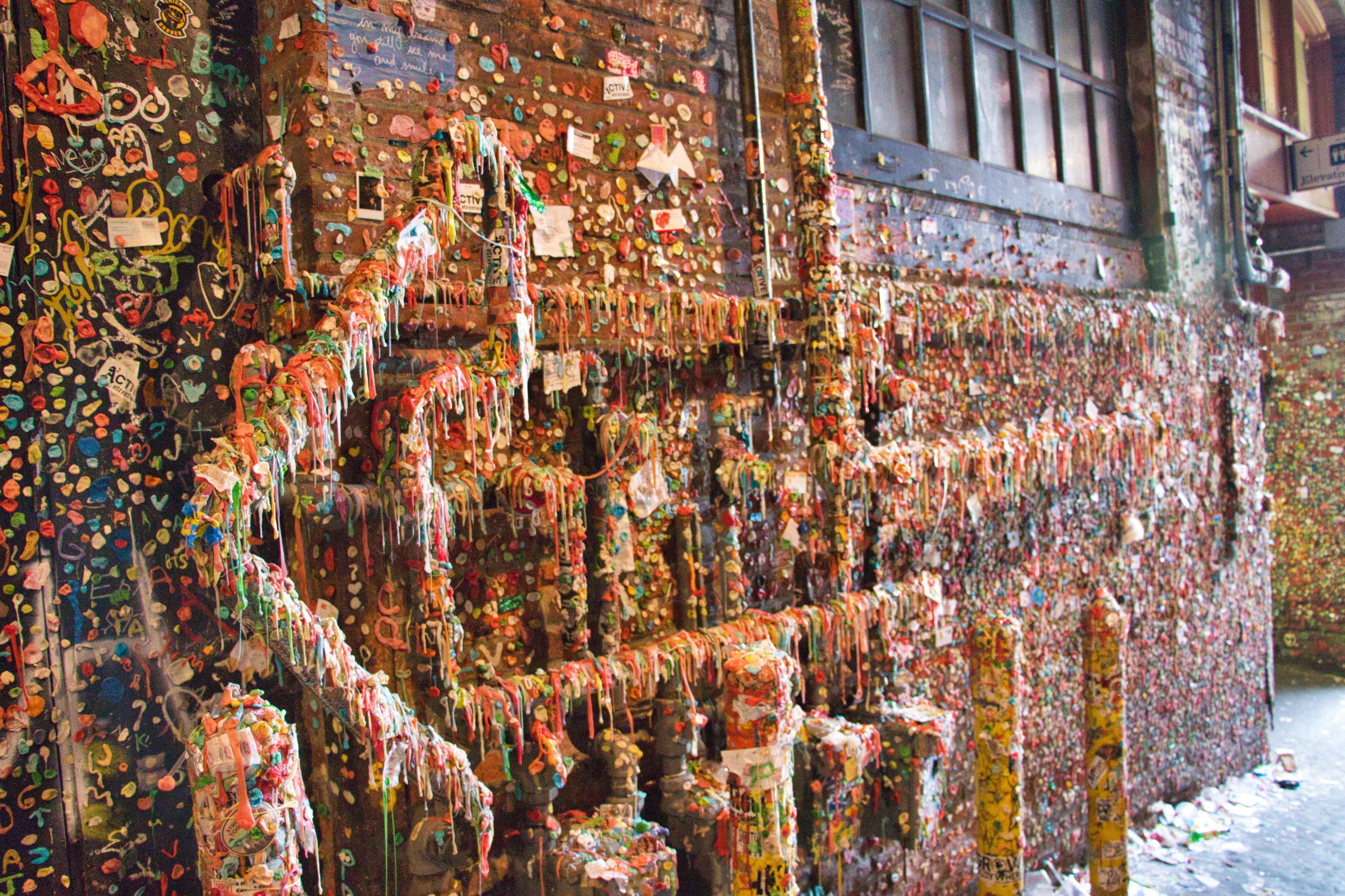 Gum Wall in Seattle Washington