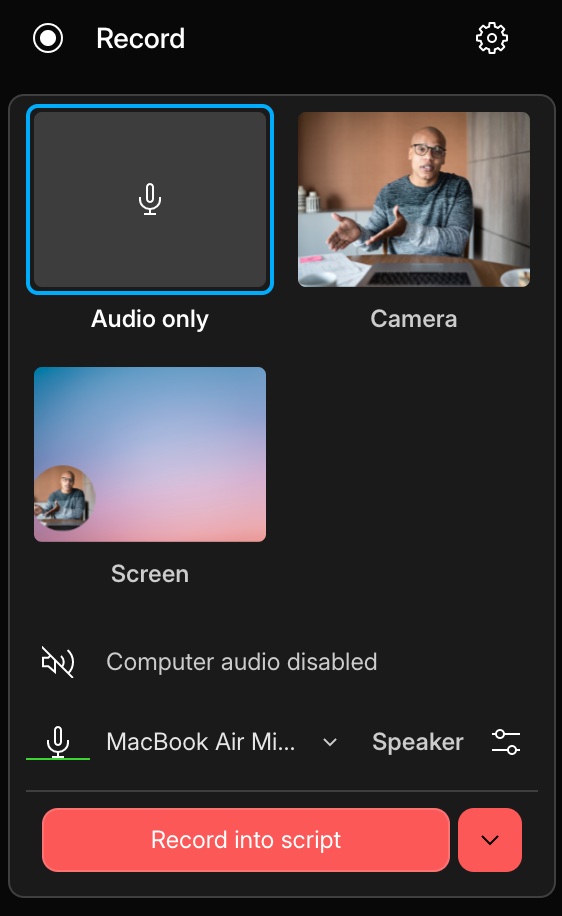 Descript Tutorial How To Enhance Your Audio With Studio Sound - Premium City Image Gallery - Desktop
