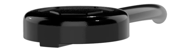HiveOne optode clicking into its magnetic holder and base ring, with the connector clicking on top