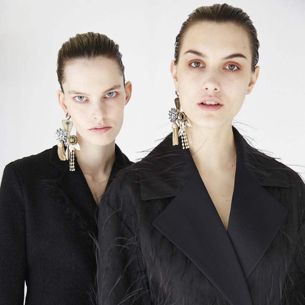 oracle fox, trend, post, gold,  statement, earring, editorial, campaign, celine