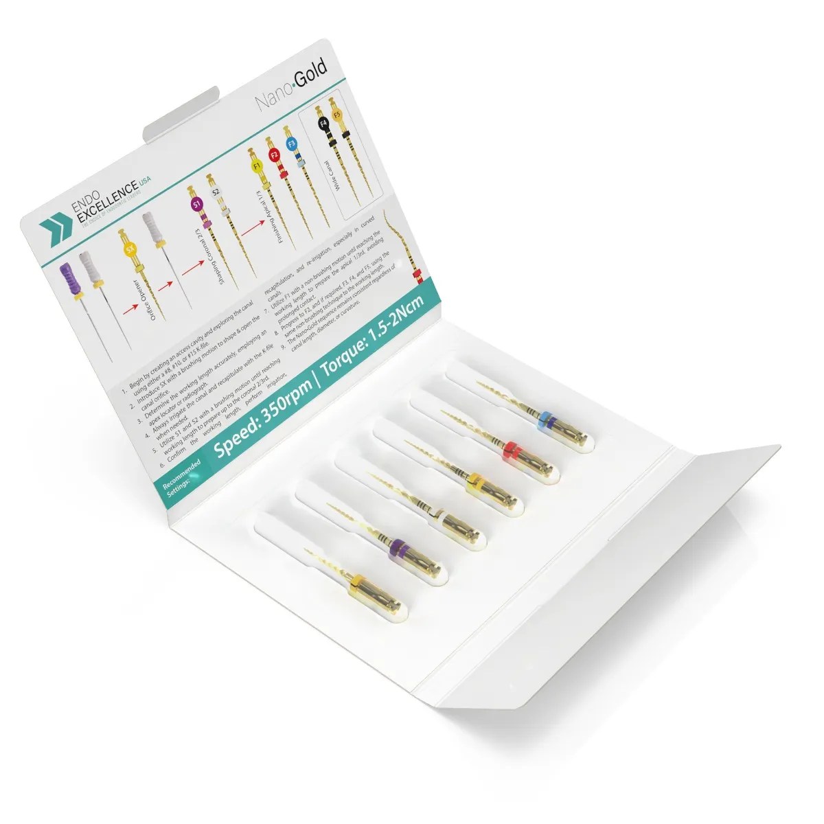 Buy Endo Excellence Nano Gold Rotary Files 25mm Oralkart