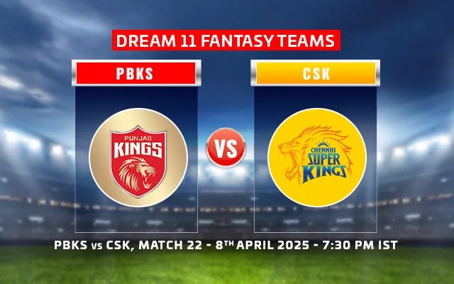 PBKS vs CSK Dream 11 prediction