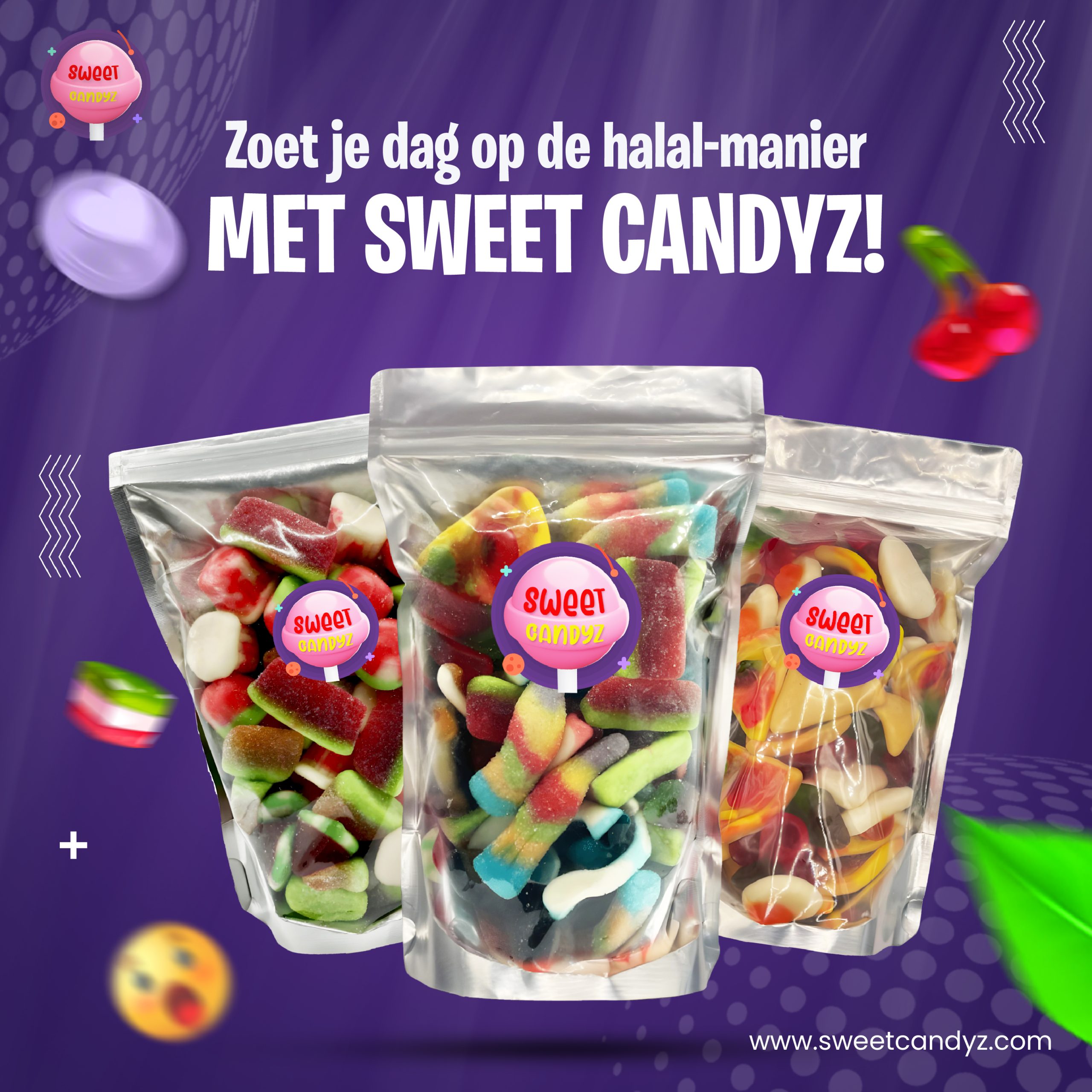 Three Bags of Halal Candy from Sweet Candyz