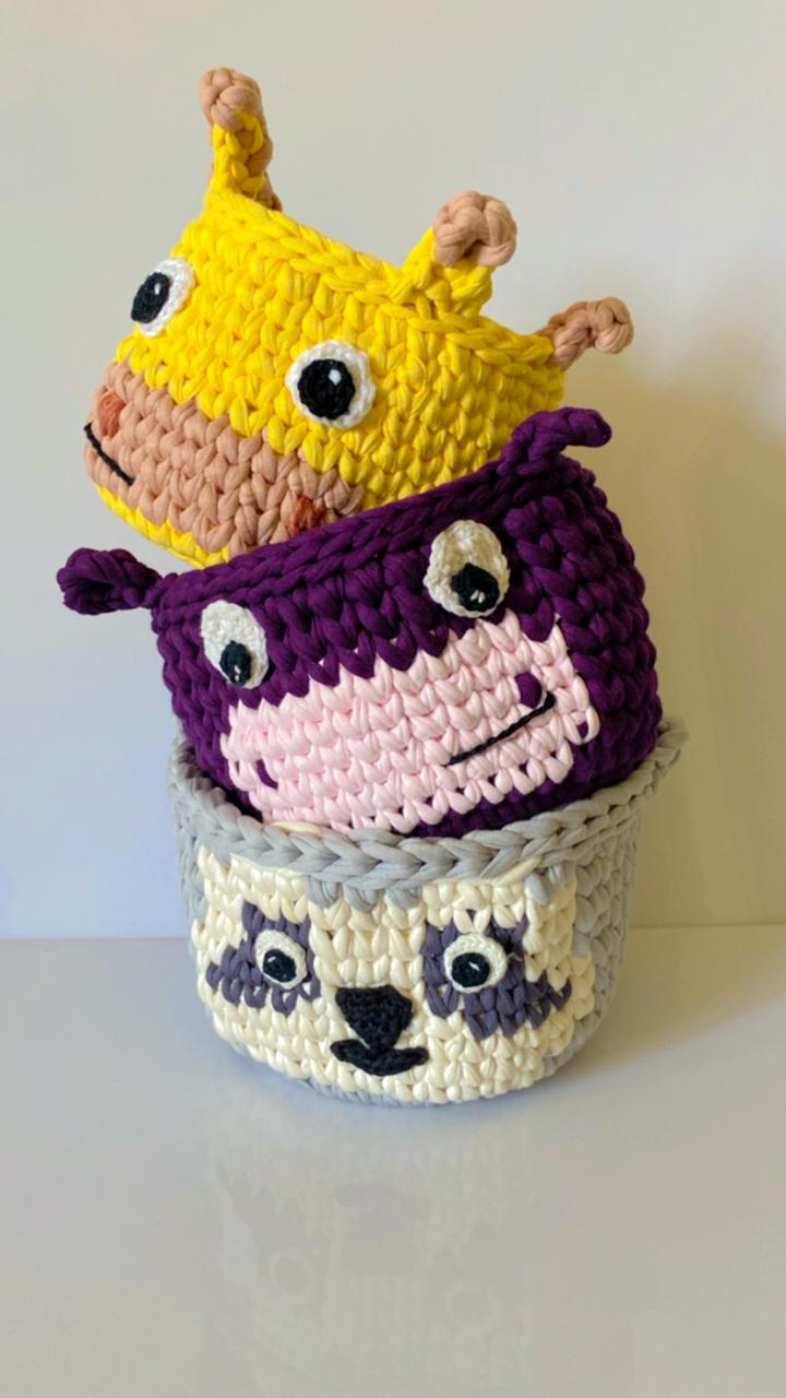TShirt Yarn Storage Basket