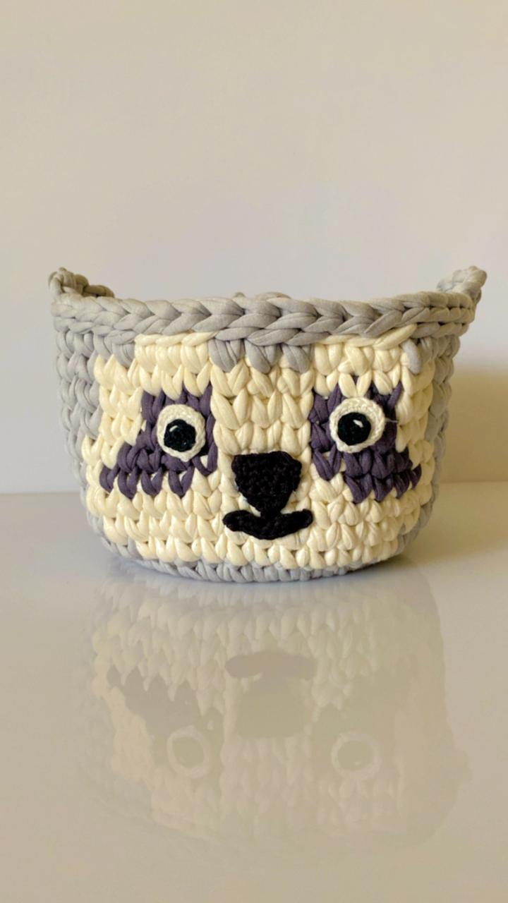 TShirt Yarn Storage Basket