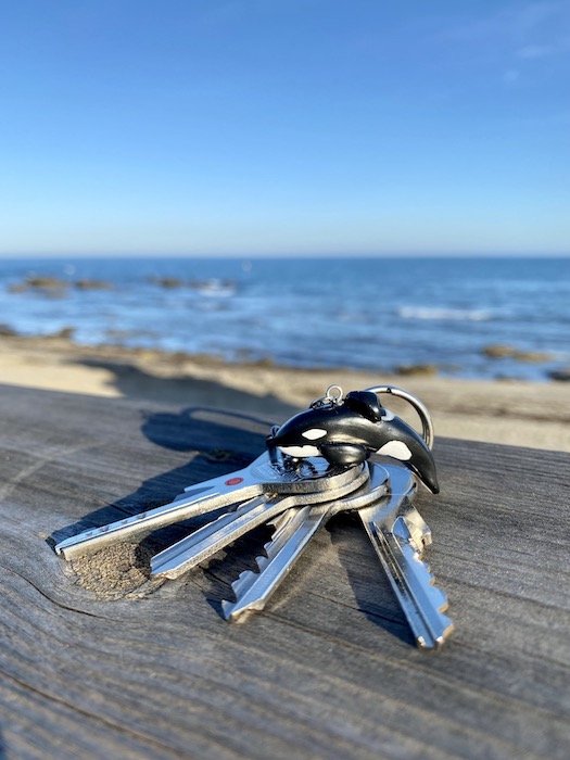 Orca Keyring - Keiko - Free Willy, Handmade - Orca Legacy