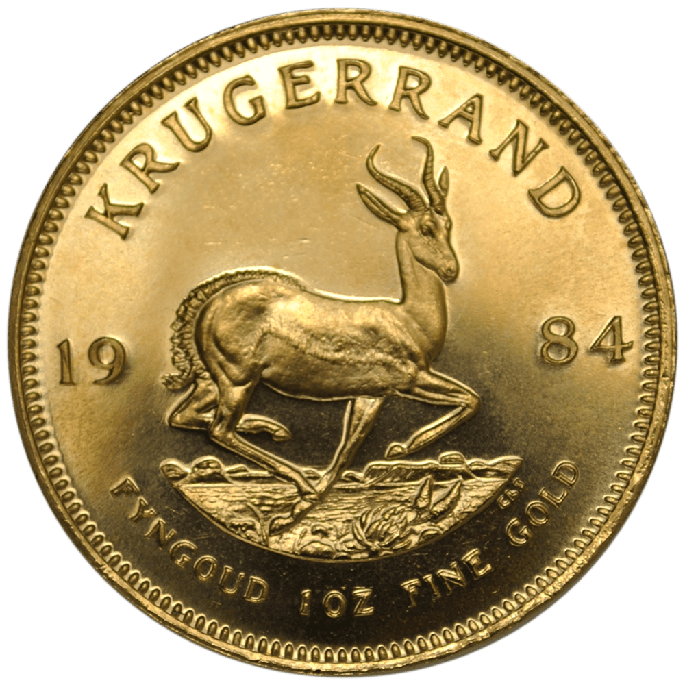 Krugerrand 1 once Or 917‰ 33.93gr Ø32mm AFRIQUE