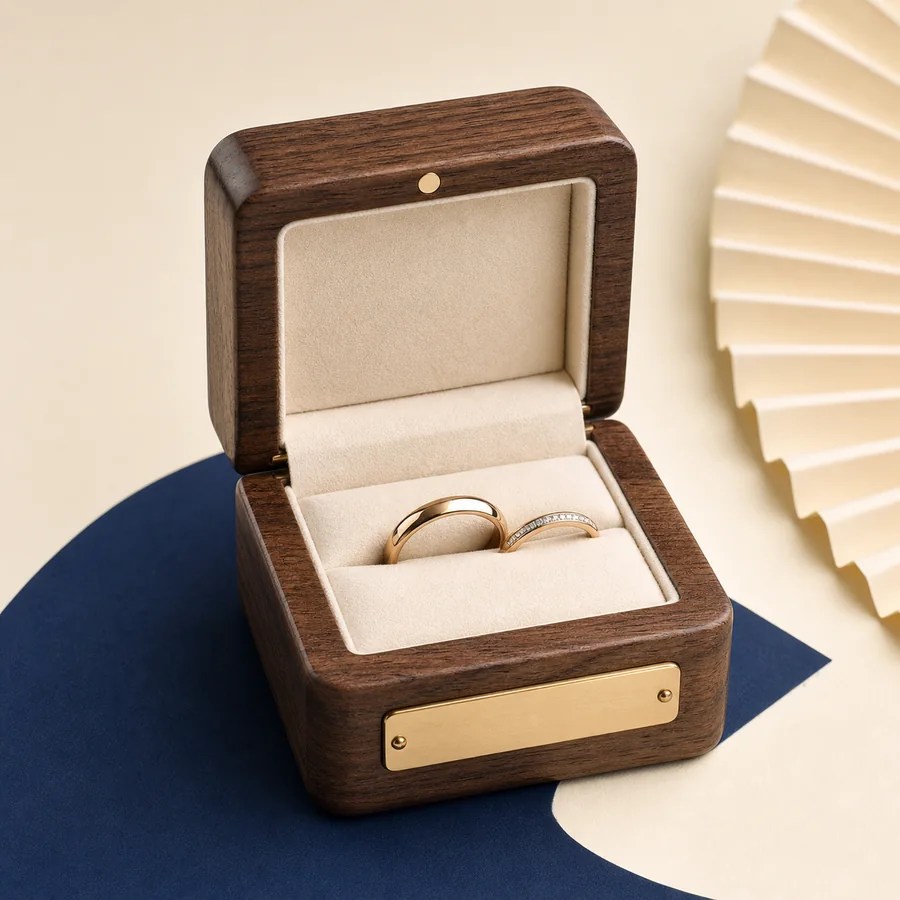 Personalized Engraved Ring Box