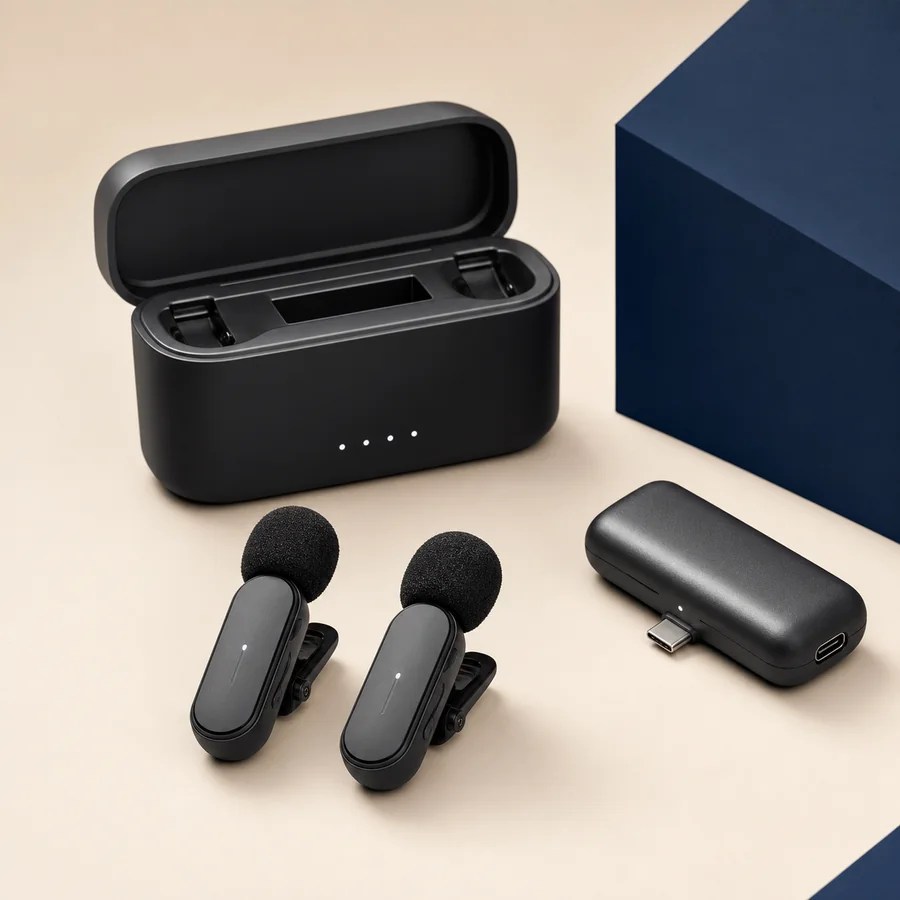 Professional Wireless Lapel Microphone System