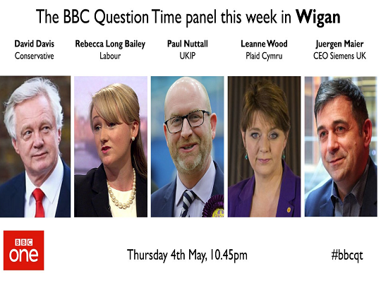 Who's On Question Time Tonight? – Guido Fawkes