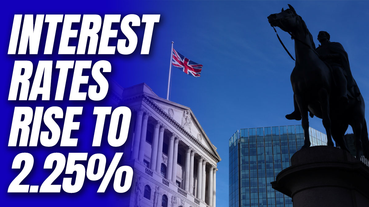 Bank of England Raises Interest Rates 0.5% to 2.25% – Guido Fawkes