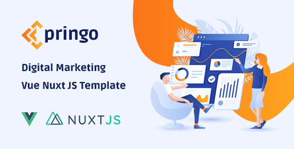 Pringo - Digital Marketing Vue JS Template